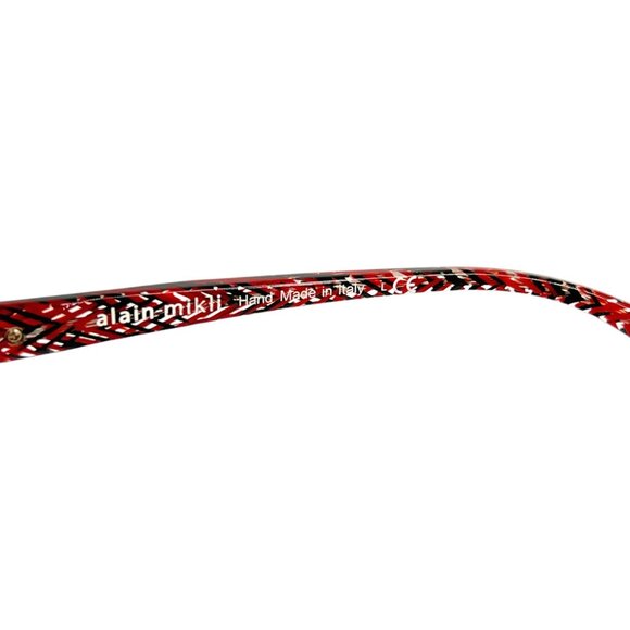 Alain Mikli AO3049 Women's Eyeglass Frame Chevron Red - Picture 5 of 6